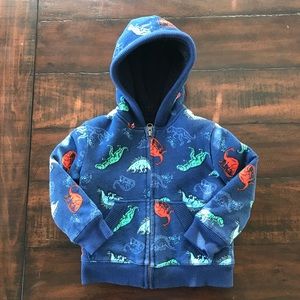 Lined hoodie sweatshirt